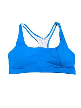 NWOT | Electric Blue High Impact Padded Mesh Racerback Sports Bra | 2XL